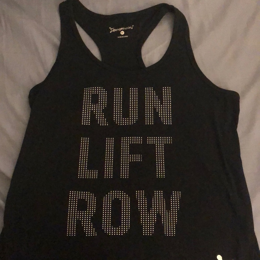 Black Orange Theory Tank